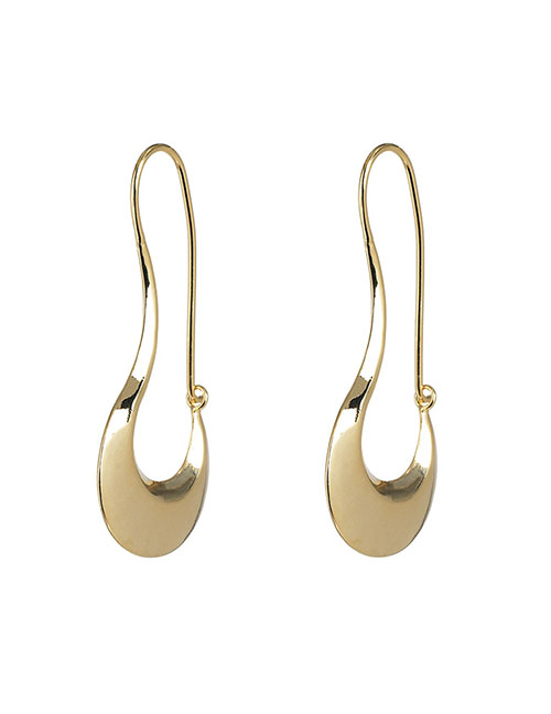 Fashion Golden Alloy Geometric Earrings