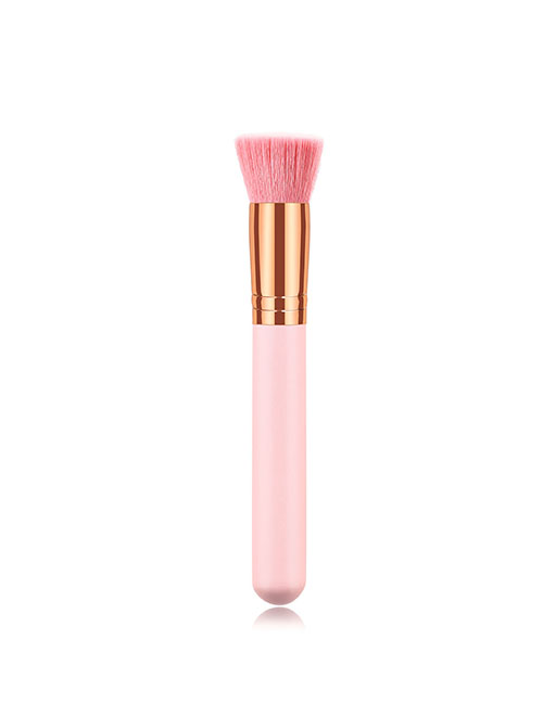 Fashion Pink Gold Single Pink Hair Flat Brush