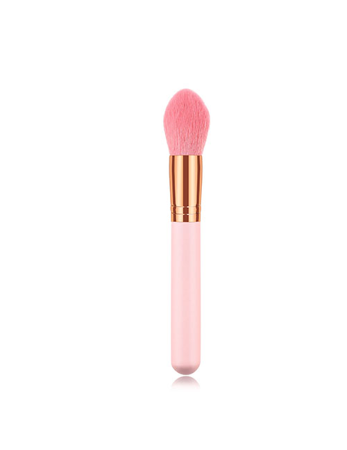 Fashion Pink Gold Single Pink Hair Brush
