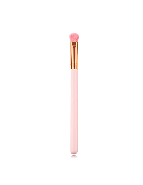 Fashion Pink Gold Single Pink Hair Eyeshadow Brush