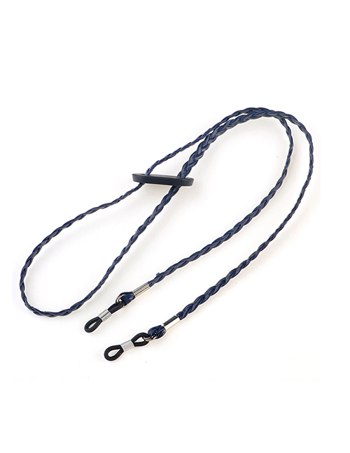 Fashion Blue Woven Twist Chain Glasses Chain
