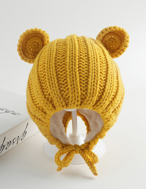 Fashion Ginger Ear Band Baby Hat
