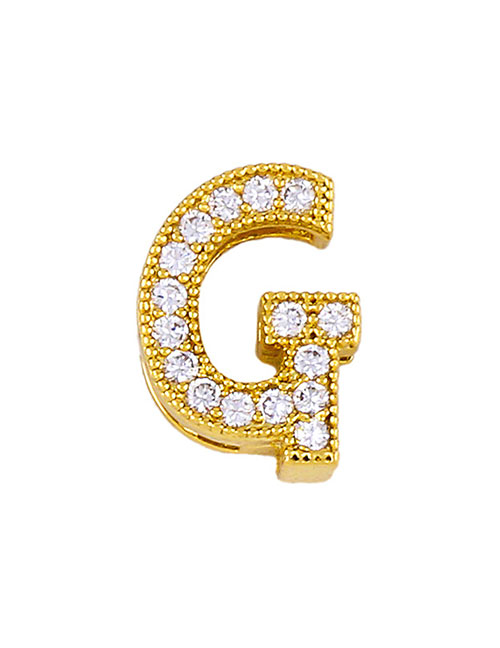 Fashion Golden G Diamond Letter Openwork Necklace