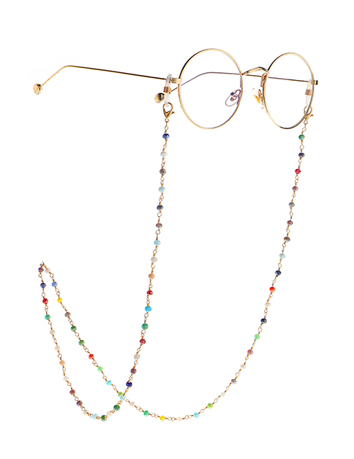 Fashion Golden Crystal Non-slip Handmade Glasses Chain