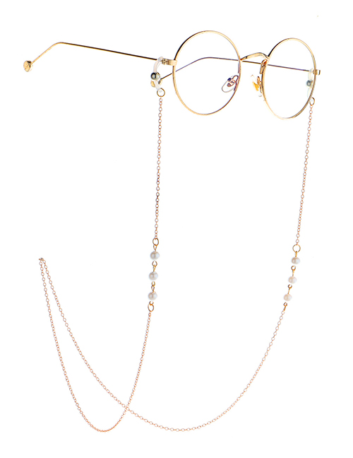 Fashion Golden Pearl Chain Glasses Chain