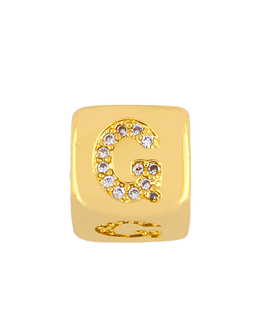 Fashion Golden G Diamond Sieve Diy Bracelet