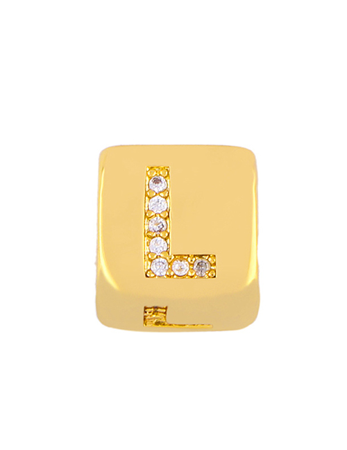 Fashion Golden L Diamond Sieve Diy Bracelet
