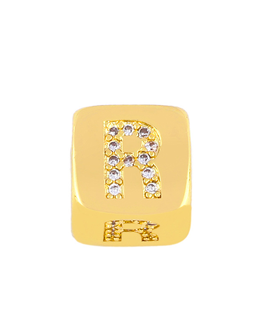 Fashion Golden R Diamond Sieve Diy Bracelet