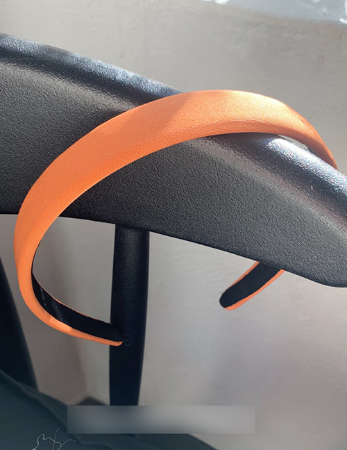 Fashion Orange Fabric Solid Color Headband