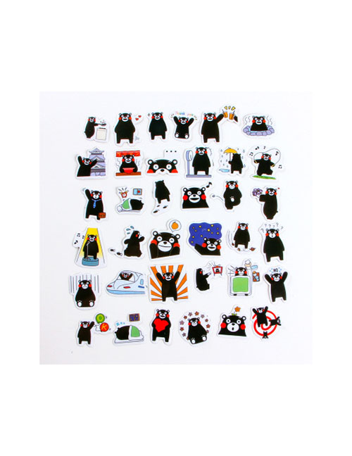 Fashion 38 Silly Bears Cute Stupid Bear Sticker Material This Phone Sticker Set
