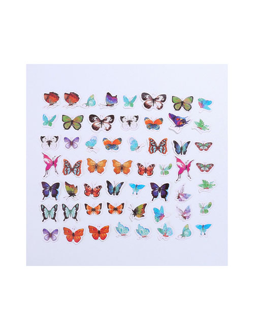 Fashion 60 Watercolor Butterflies Butterfly Sticker Material