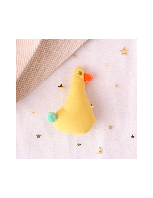 Fashion Little Yellow Duck Little Yellow Duck Plush Embroidery Brooch