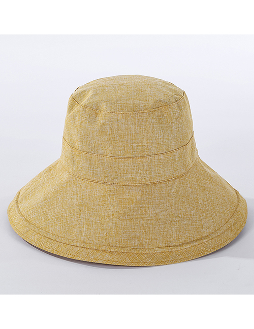Fashion Yellow Foldable Sun Hat