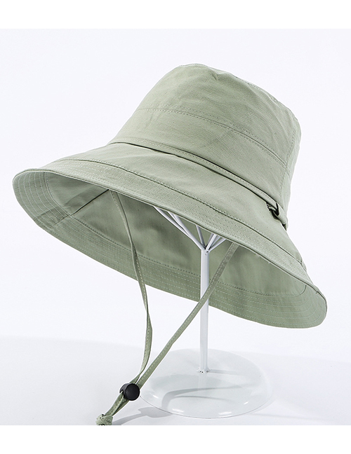 Fashion Green Fisherman Hat With Rope