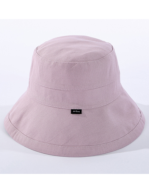Fashion Purple Cloth Label Foldable Fisherman Hat