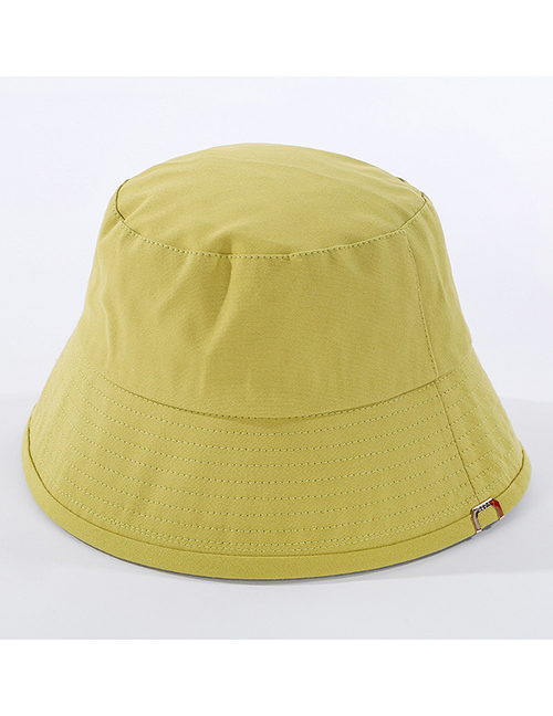 Fashion Avocado Green Fisherman Hat In Solid Color