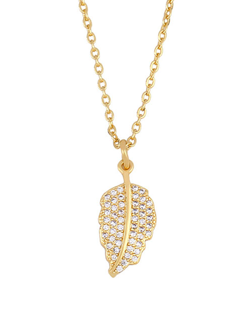Fashion Golden Diamond Necklace With Diamonds