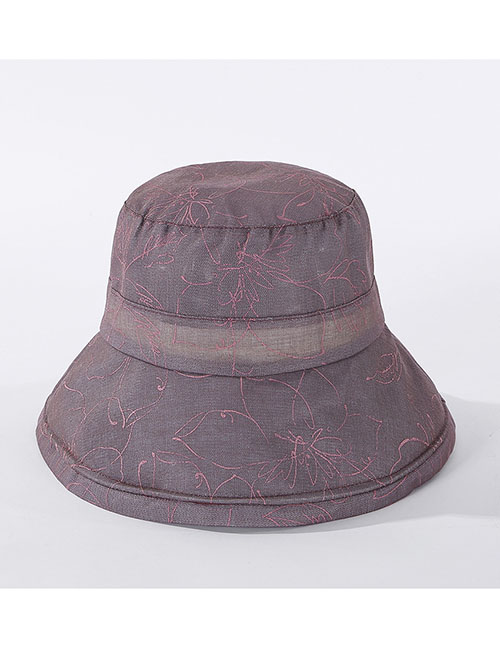 Fashion Gray Foldable Fisherman Hat