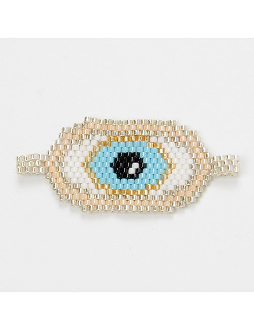 Fashion Blue Bead Braided Eye Accessories
