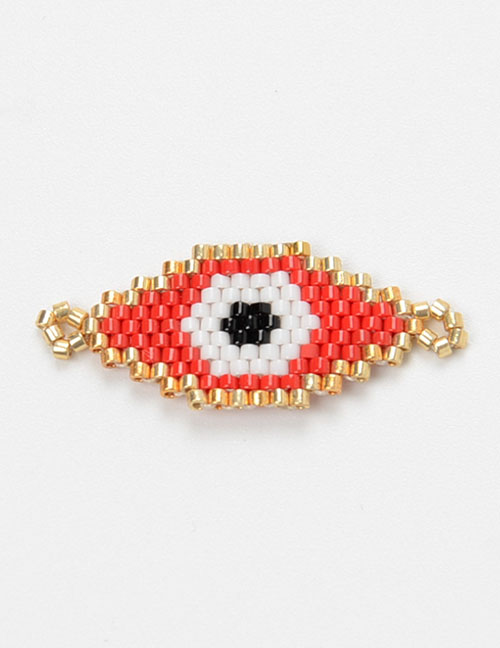 Fashion Red Bead Braided Eye Accessories