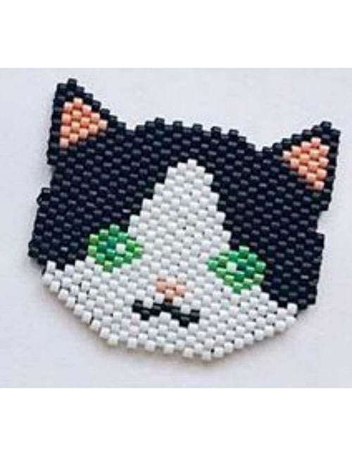 Fashion Black White Cat Bead Braided Beaded Accessories