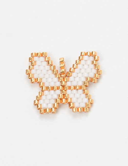 Fashion White Insect Series Mizhu Woven Beaded Accessories