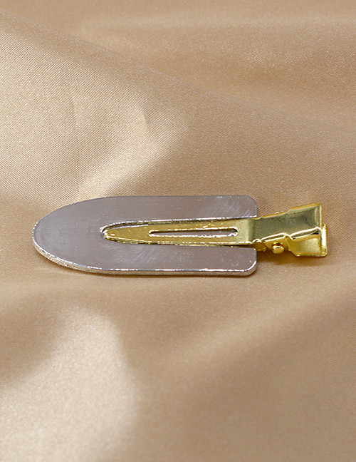 Fashion Color Mixing Non-marking Metal Smooth Cutout Duckbill Clip