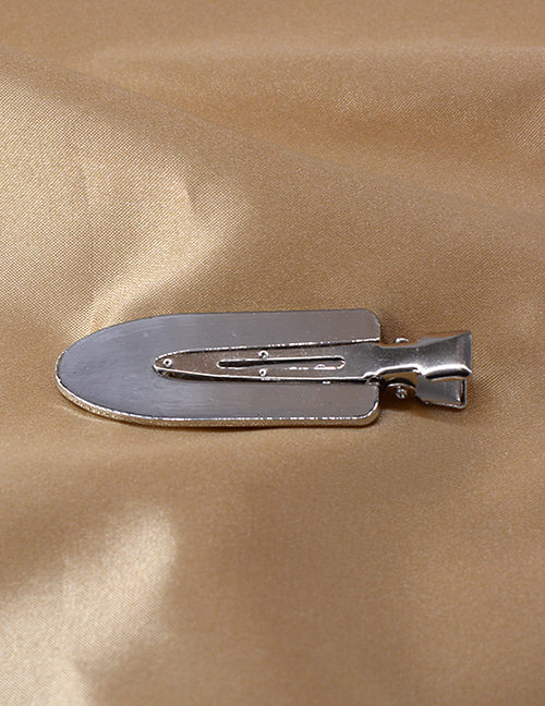 Fashion Silver Non-marking Metal Smooth Cutout Duckbill Clip