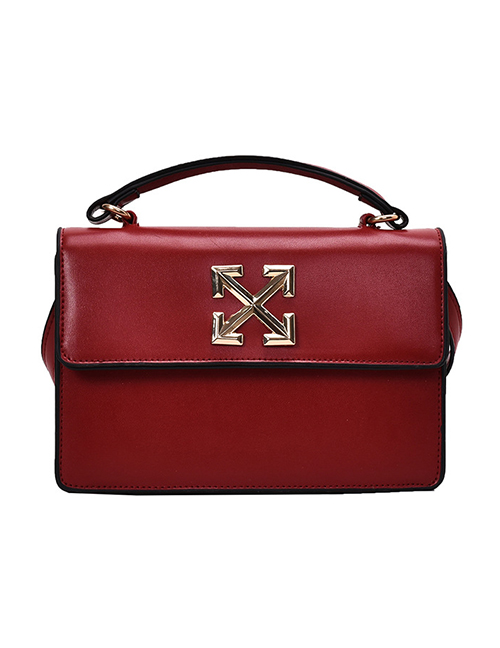 Fashion Large Red Arrow Studs Shoulder Bag Crossbody Bag