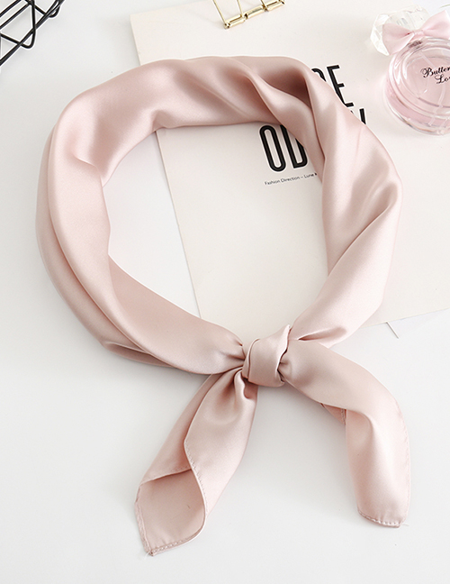 Fashion Light Pink Multifunctional Use Of Silk Scarf And Shawl