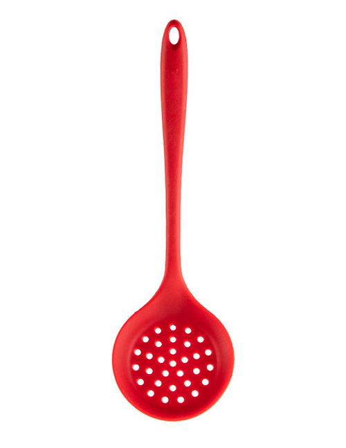 Fashion Red Colander High Temperature Resistant Non Stick Cooking Utensils