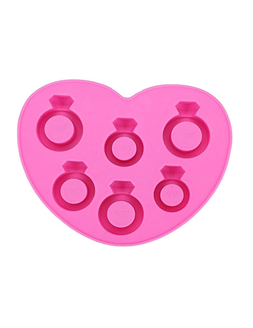 Fashion Pink Diamond Ring Silicone Ice Mould