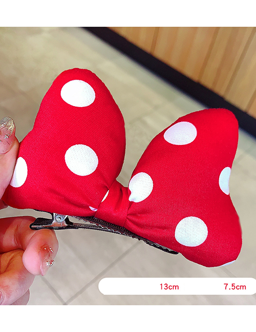 Fashion Parent-child Large Hairpin Fabric Large Butterfly Wave Point Sponge Children Hairpin