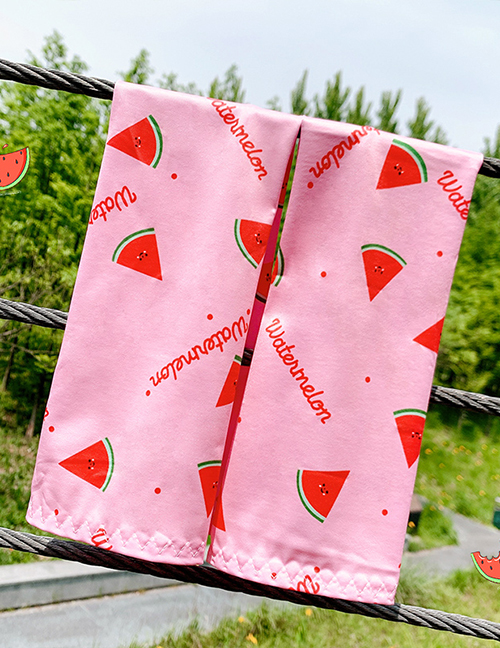 Fashion Adult Pink Watermelon Ultra-thin Sunscreen Printed Animal Flower Fruit Ice Sleeve