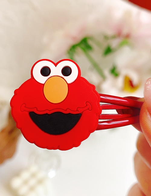 Fashion Big Eyes Flower Animal Hit Color Alloy Rubber Children Hairpin