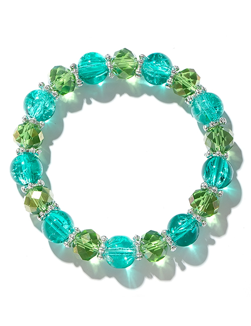 Fashion Crystal Blue Handmade Beaded Colorful Crystal Bead Bracelet