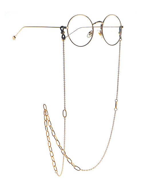 Fashion Golden Stainless Steel Color-preserving Gold-plated Glasses Chain