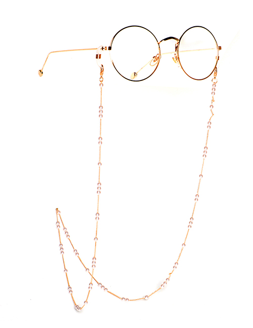 Fashion Golden Handmade Pearl Chain Glasses Chain