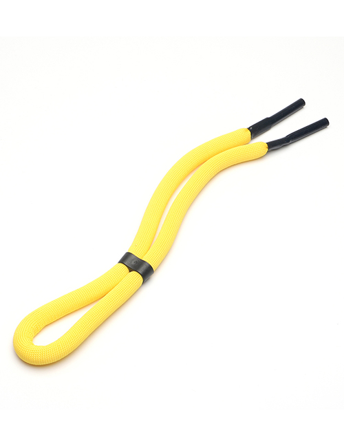 Fashion Yellow Lanyard Tube Chain Knitted Floating Anti-skid Glasses Rope