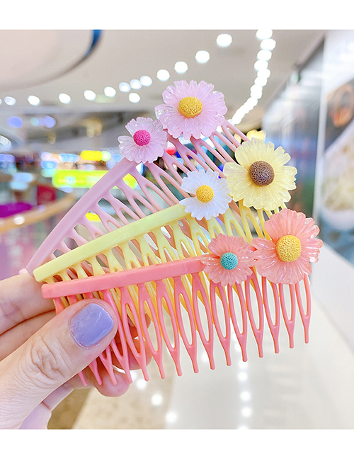 Fashion Three-piece Cute Daisy Set Fruit Resin Animal Flower Non-slip Insert Comb Children Hairpin