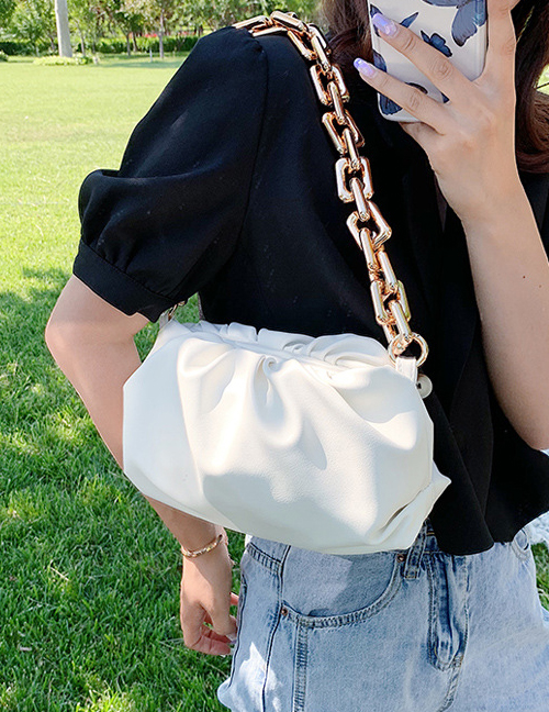 Fashion White Cloud Crossbody Shoulder Bag
