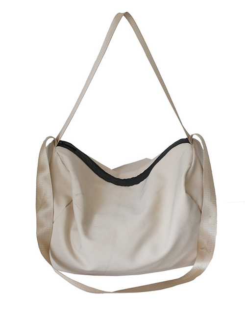 Fashion Creamy-white Crossbody Shoulder Bag