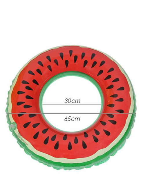 Fashion Watermelon Swimming Ring 80# Pvc Inflatable Watermelon Swimming Ring