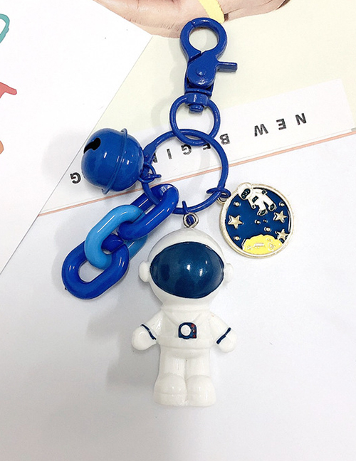 Fashion Blue Astronaut Keychain Pendant