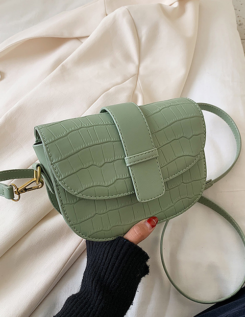 Fashion Green Stone Shoulder Bag