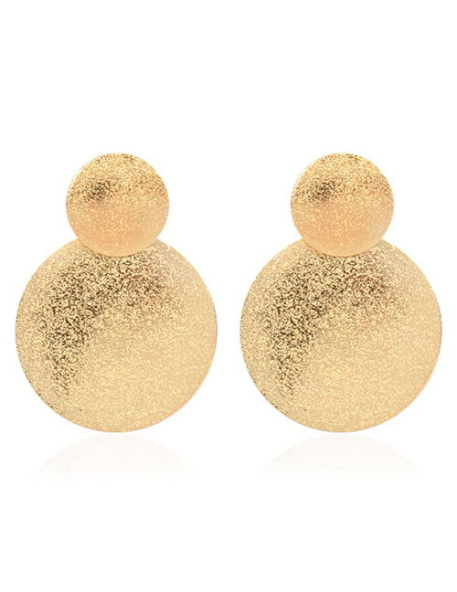 Fashion Golden Geometrical Alloy Earrings