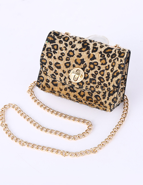Fashion Leopard Chain Small Bag Snake-print Leopard-print Chain Belt Bag
