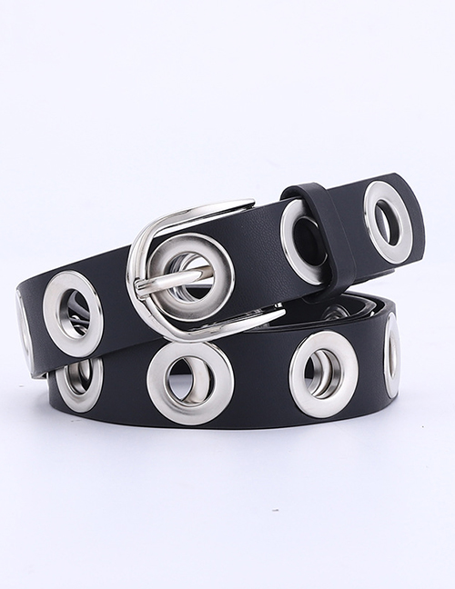 Fashion Black (without Chain) Pneumatic Whole Body Hollow Chain Belt