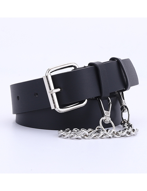 Fashion Black +5 Chain Chain Jeans Hanging Chain Belt