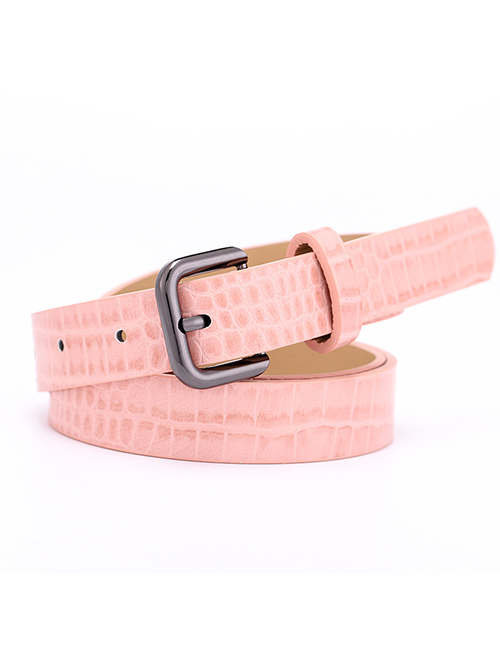 Fashion Gun Buckle-pink Stone Lizard Pin Buckle